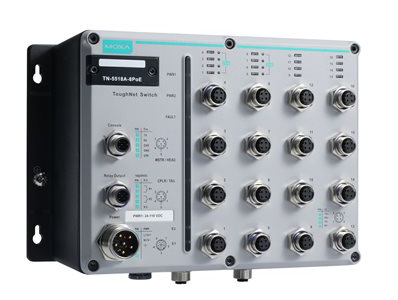 EN 50155認証 16+2Gポートギガビットイーサネット/8PoEスイッチ