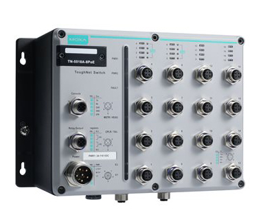 EN 50155認証 16+2Gポートギガビットイーサネット/8PoEスイッチ Tモデル