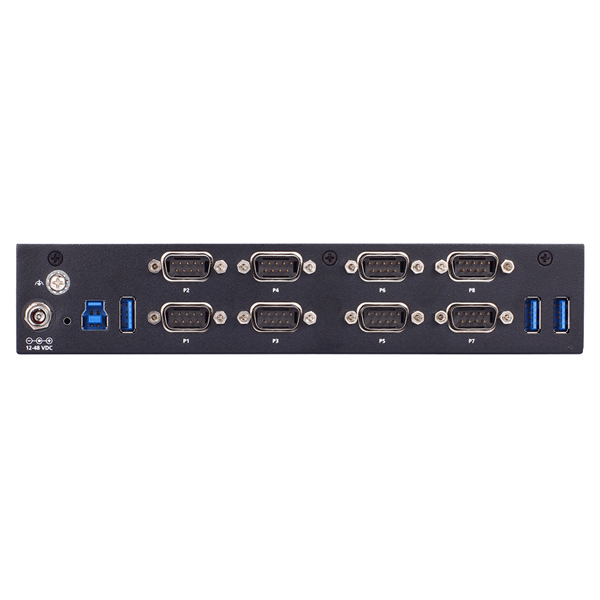 8ポート RS-232/422/485 USB 3.2- シリアルコンバーター、-40～75℃、2kV絶縁保護