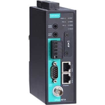 Full Motion. 1-ch Industrial Video Encoder. 2 10/100BaseT(X) Ethernet port. -40 to 75℃