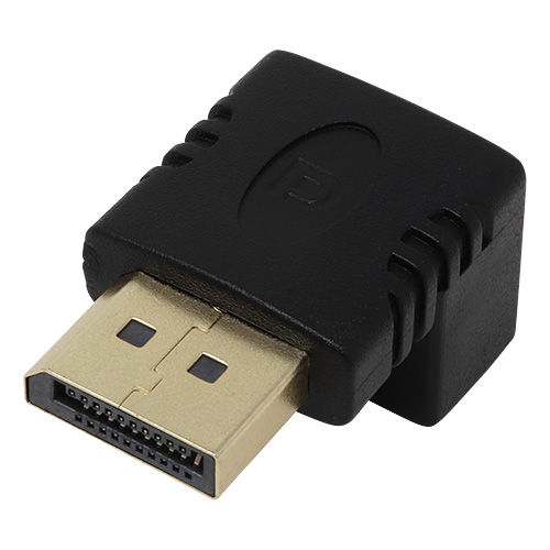 DisplayPort変換アダプタ 上L型