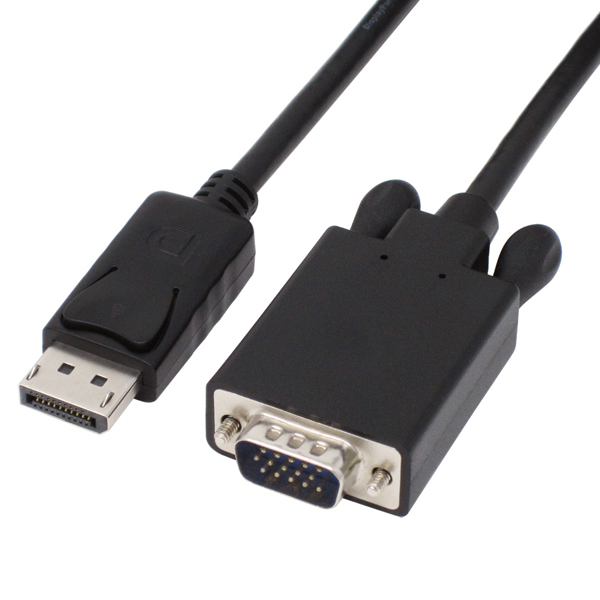 DisplayPort-VGA変換ケーブル 2m