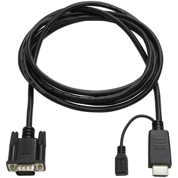HDMI-VGAケーブル