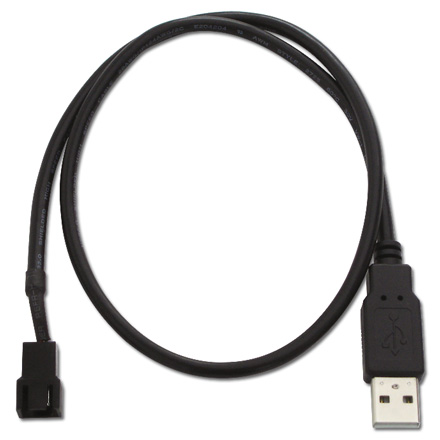 ファン用USB電源変換ケーブル