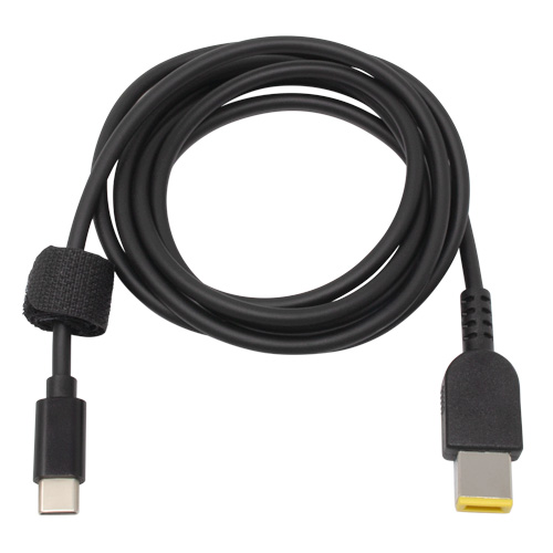 USB-C - DC電源変換ケーブル PD65W対応 Lenovo/NEC用 1.5m