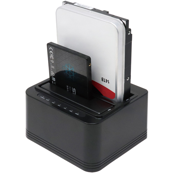 クローン対応 USB3.2Gen1 HDD/SSDスタンド