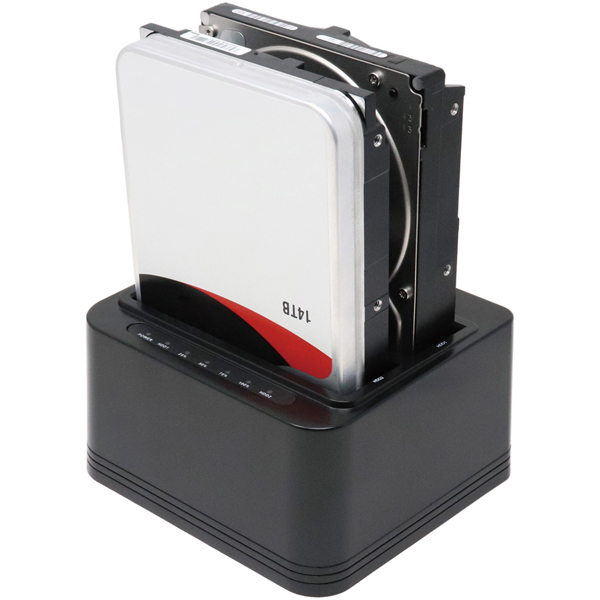 クローン対応 USB3.2Gen1 HDD/SSDスタンド