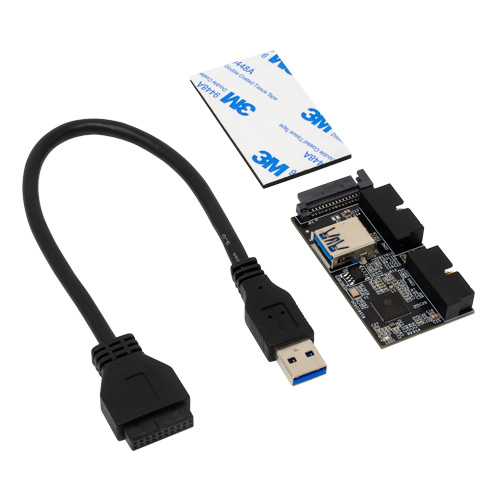 USB3.0ヘッダー 2分配ハブ