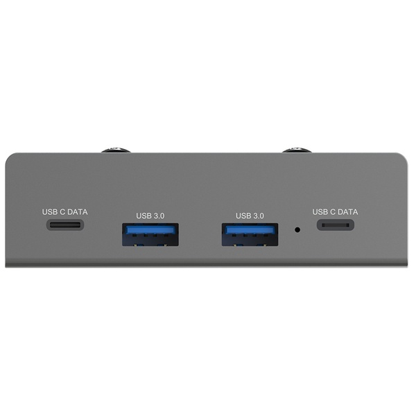 USB3.2Gen1 クランプハブ A×2/C×2ポート