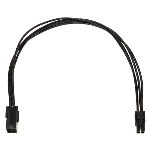 ATX12V用電源延長ケーブル 30cm ブラック