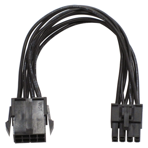 PCI Express用電源延長ケーブル 15cm ブラック