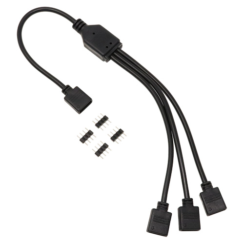 RGB LED用3分岐ケーブル 30cm