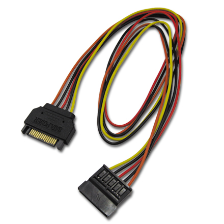 シリアルATA用電源延長ケーブル 50cm