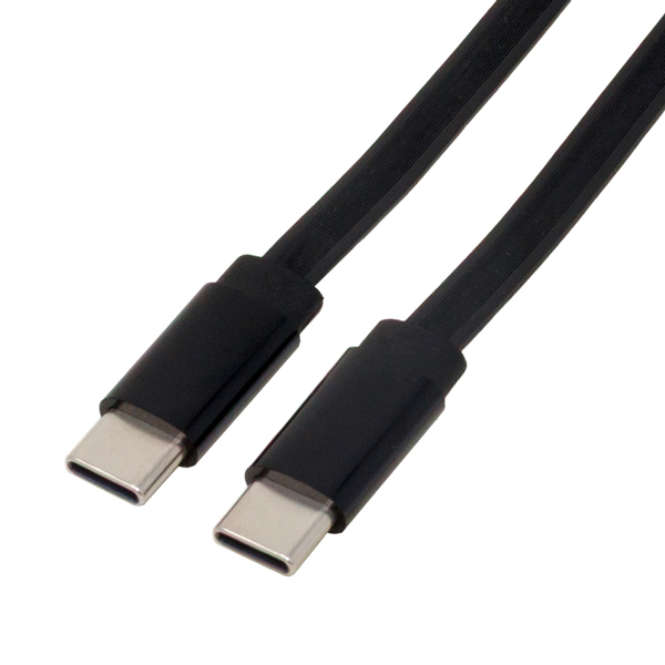 USB2.0 Type-Cケーブル PD60W ソフト&フラット 1m