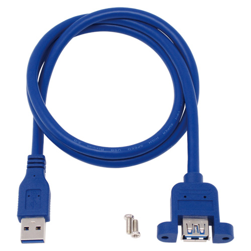 パネルマウント用USB3.0ケーブル Type-A接続