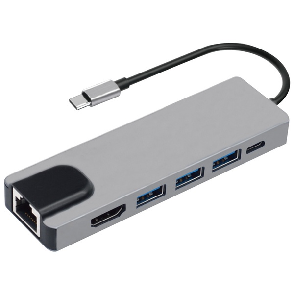 USB Type-C接続 マルチアダプタ 6in1