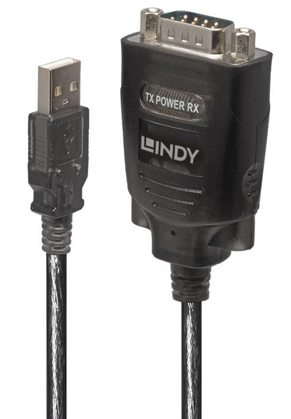 LINDY 110cm USB to RS-232変換ケーブル