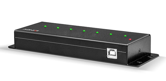 LINDY USB2.0 業務用7ポートハブ
