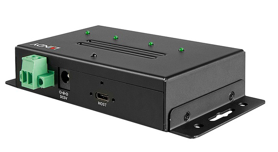 LINDY USB3.2 Gen2 Type-C 4ポート メタル ハブ