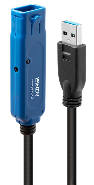 LINDY 20m USB3.0 アクティブ延長ケーブル