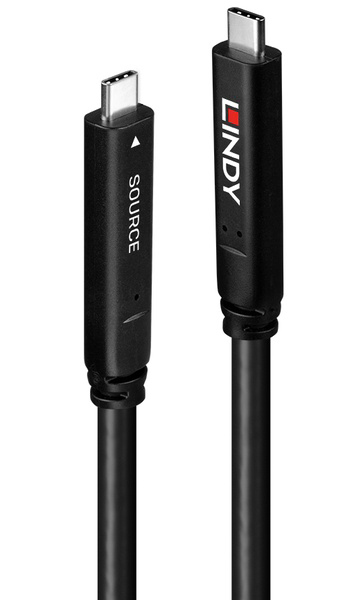 10m USB3.2 Gen 2 Type-C 光ファイバーハイブリッドケーブル