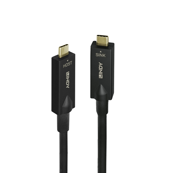 LINDY 10m USB3.2 Gen2 Type-Cアクティブ ケーブル