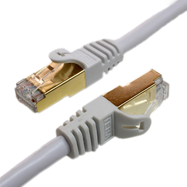 通信速度最大10Gbps伝送帯域最大700MHz、カテゴリー7LANケーブル 3m ホワイト