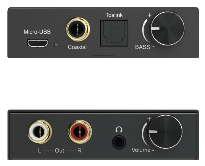 COAXIALやToslinkのデジタル音声をアナログ音声に変換するオーディオコンバーター