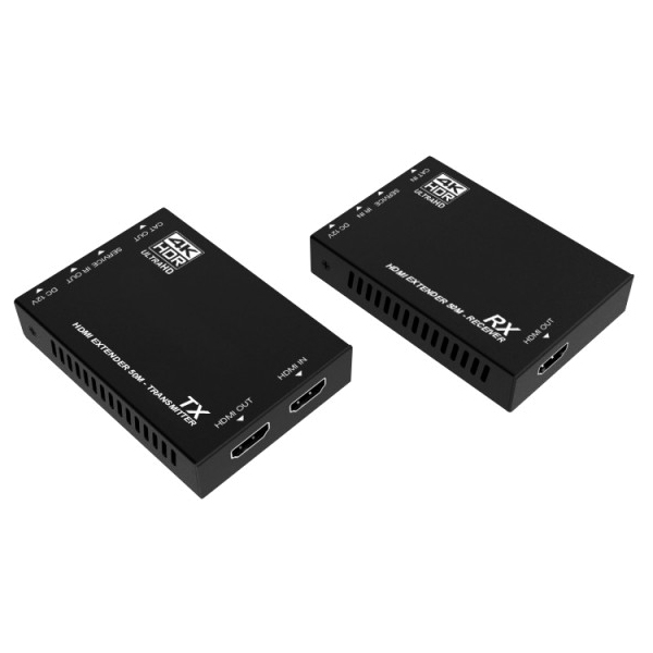 4K HDRのHDMI信号を最大50mまで延長可能なHDMI延長器