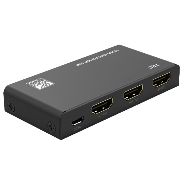 8K対応HDMI 2入力1出力切替器