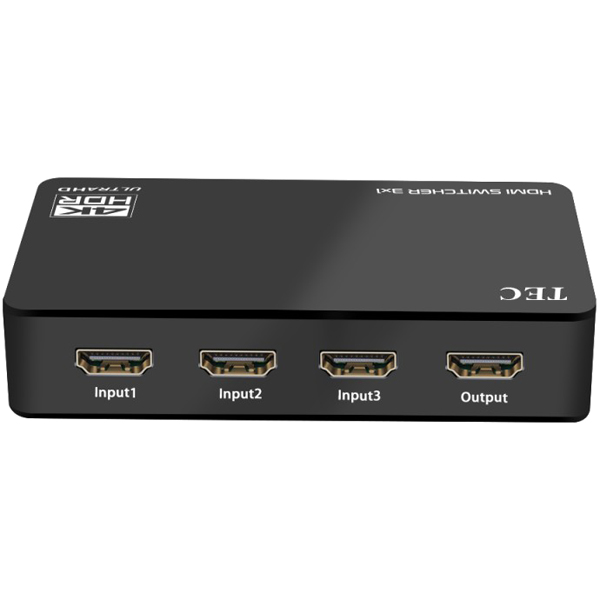 4K HDR入出力対応HDMI3入力1出力切替器