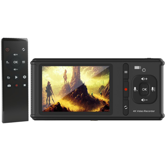 4K30P録画対応モニター搭載HDMIメディアレコーダー