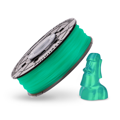 ダヴィンチ Jr.・mini専用PLAフィラメント 色：クリアグリーン