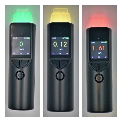 スマートフォン連動型アルコールチェッカー Deimos WAT-203Y SET