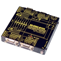 RS-232Cラインモニタ用分岐器（電源不要）【TXD・RXD信号分岐】Dsub9P（メス/インチ）x2⇒Dsub9P（オス/インチ）/Dsub9P（メス/インチ）