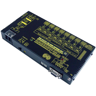 RS232Cリレースイッチユニット(DC10-32V)【独立8ch】[ メイク(a)接点x4ch 、ブレーク(b)接点x4ch】