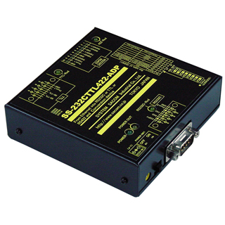 TTL⇔RS232C/RS422 変換器(ACアダプタ仕様)Dsub9P(メス/インチ)⇔Dsub9P(オス/インチ)端子台10P