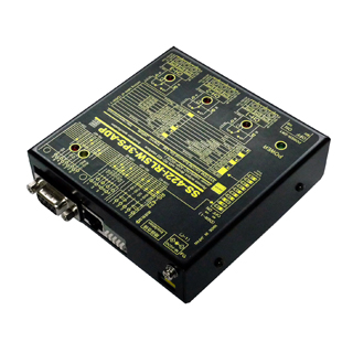 RS422リレースイッチユニット（ACアダプタ仕様）【絶縁タイプ】【独立3ch】【abc接点x3ch】3ch長距離I/O転送システム［Outputタイプ］