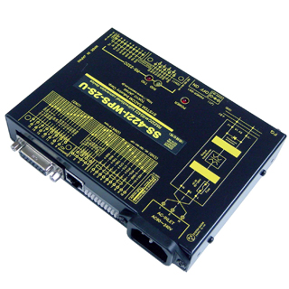 RS232C⇔RS422絶縁型変換器 AC90～240V：ソニーカメラシステム向けミニDIN8Pケーブル付