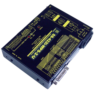 RS232C⇔RS422変換器（AC90-240V）【絶縁】【両側複数コネクタ搭載で多様な作業環境に対応】Dsub9P（メス）端子台10P（スクリューレス）⇔Dsub15P（メス）端子台10P/RJ45