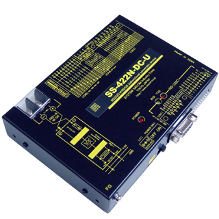 RS232C⇔RS422変換器(DC10-32V仕様)【両端複数コネクタ搭載で多様な作業環境に対応】 Dsub9P/端子台10P⇔Dsub15P端子台10P/RJ45