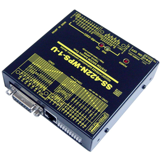 RS-232C⇔RS-422変換器（ACアダプタ仕様）【両側複数コネクタ搭載で多様な作業環境に対応】Dsub9P/端子台10P⇔Dsub15P/端子台10P/RJ45