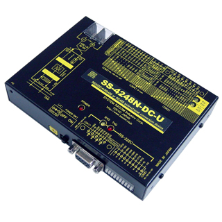 RS232C⇔RS422485変換器（DC10-32V仕様）【1台2役 両側複数コネクタ搭載であらゆる作業環境に対応】Dsub9P/端子台10P⇔Dsub15P/端子台8P/RJ45