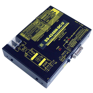 RS232C⇔RS422485変換器（DC10-32V仕様）【1台2役 両側複数コネクタ搭載であらゆる作業環境に対応】Dsub9P/端子台10P⇔Dsub15P/端子台8P/RJ45