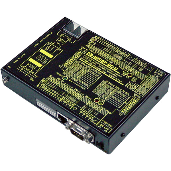 RS485中継器（DC10-32V仕様）【絶縁タイプ】 Dsub9P（オス/インチ）/RJ45/端子台10P（スクリューレス）