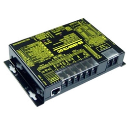 RS232C⇔RS485変換器 （DC10～32V仕様）【作業性の高いM4ネジ端子台】 Dsub9P(メス/インチ）⇔端子台6P（M4ネジ）/RJ45