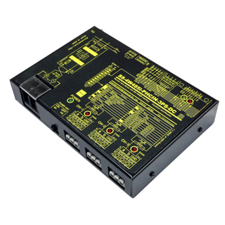 3ch入力→4線式RS485変換器（DC10-32V仕様）【絶縁タイプ】【入力方式：無電圧接点 オープンコレクタ スイッチ TTL その他】3ch長距離I/O転送システム[Inputタイプ]