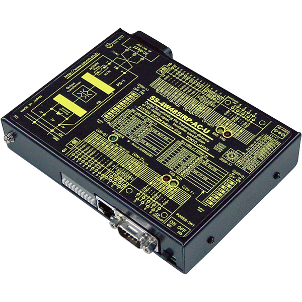 4線式RS485中継器（AC90～250V仕様）【絶縁タイプ】 Dsub9P（オス/インチ）/RJ45/端子台10P（スクリューレス）