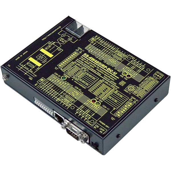 4線式RS485中継器（DC10-32V仕様）【絶縁タイプ】 Dsub9P（オス/インチ）/RJ45/端子台10P（スクリューレス）