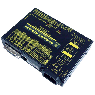 RS-232C⇔4線式RS-485変換器（AC90～240V仕様）【絶縁タイプ】【両側複数コネクタ搭載で多様な作業環境に対応】Dsub9P/端子台10P⇔Dsub15P/端子台10P/RJ45